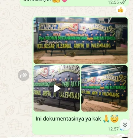Pengiriman Papan Bunga Duka Larangan Indah